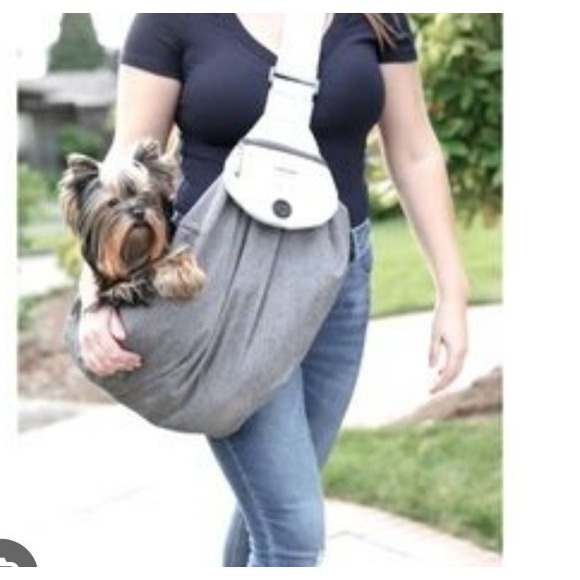 Top Paw Other - Top Paw Pet Sling carrier crossbody wide adj strap walking dog safety